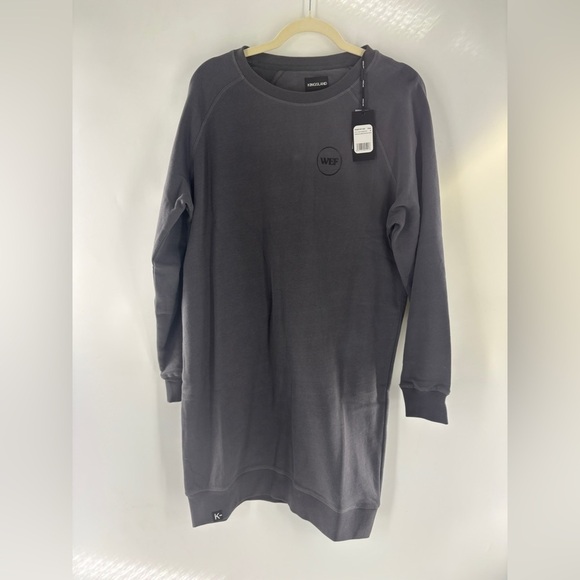 kingland Sweaters - Kingland Boston Ladies Oversize Sweater Grey